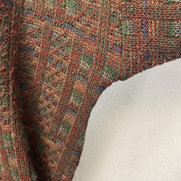 Lot of 2 Retro Crewneck Sweaters Mens Large Baggy Relaxed Red Black Knit Vintage - Picture 14 of 16